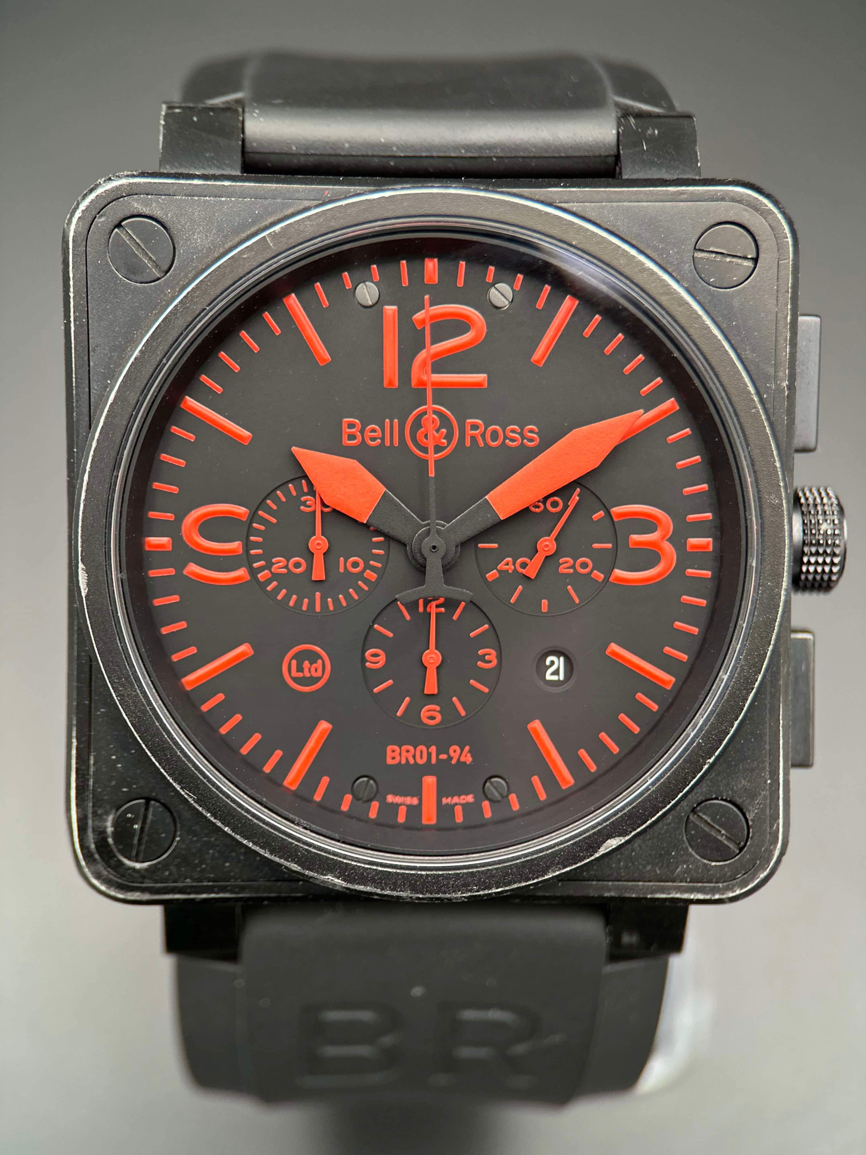 Bell & Ross BR 01-94 Chronograph Red — Sold