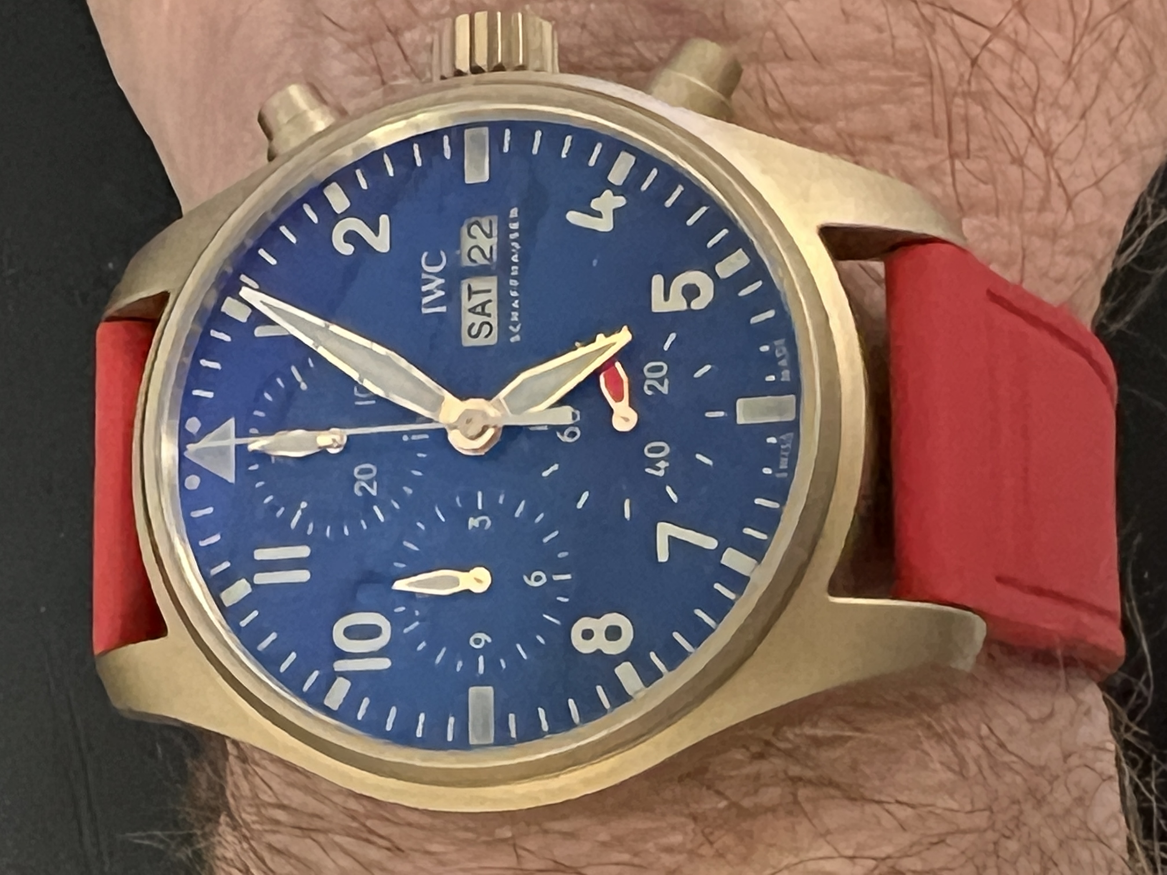 IWC Pilot's Chronograph (Bronze) — Sold
