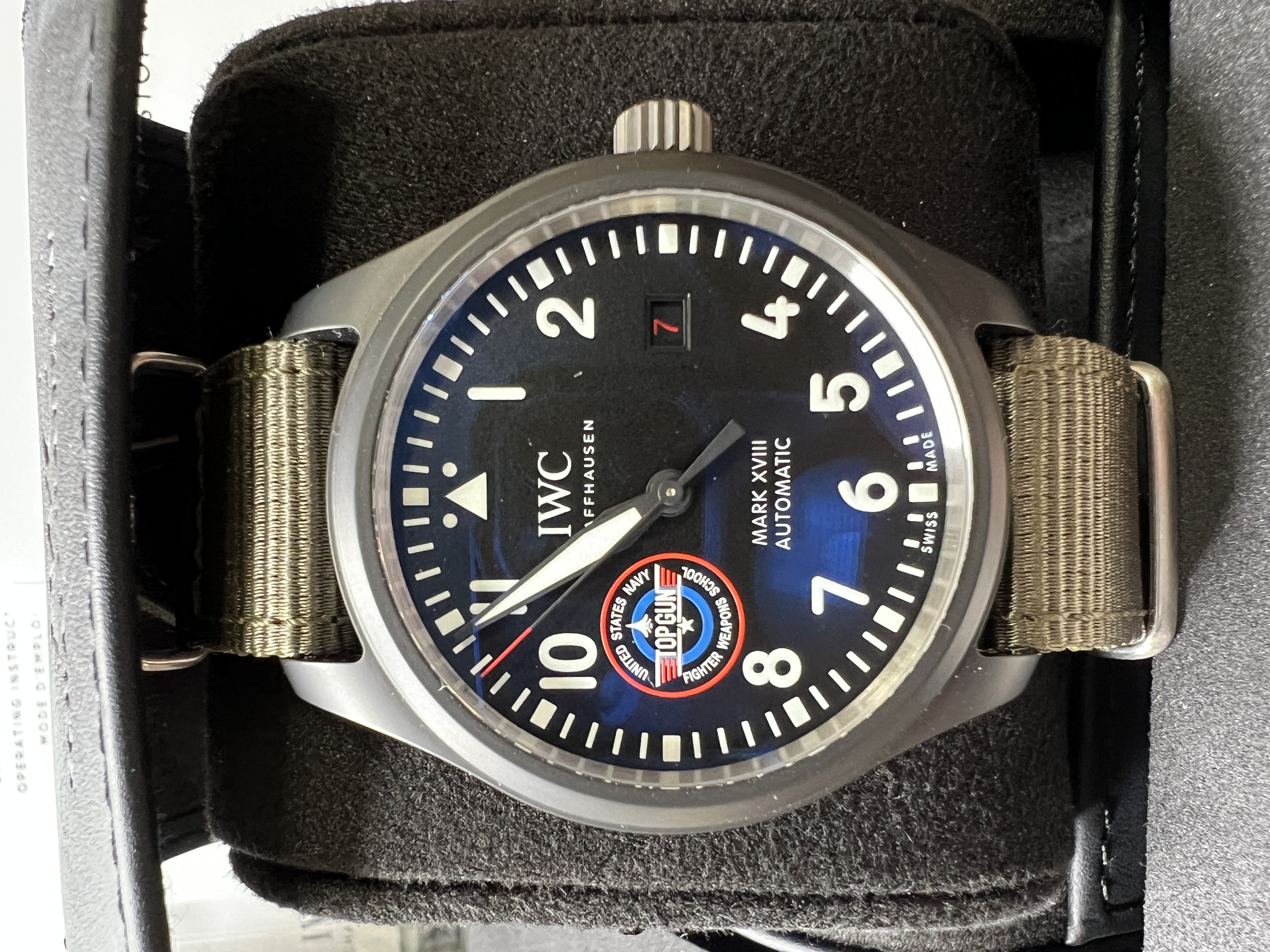 IWC Pilot's Mark XVIII TOPGUN — Sold
