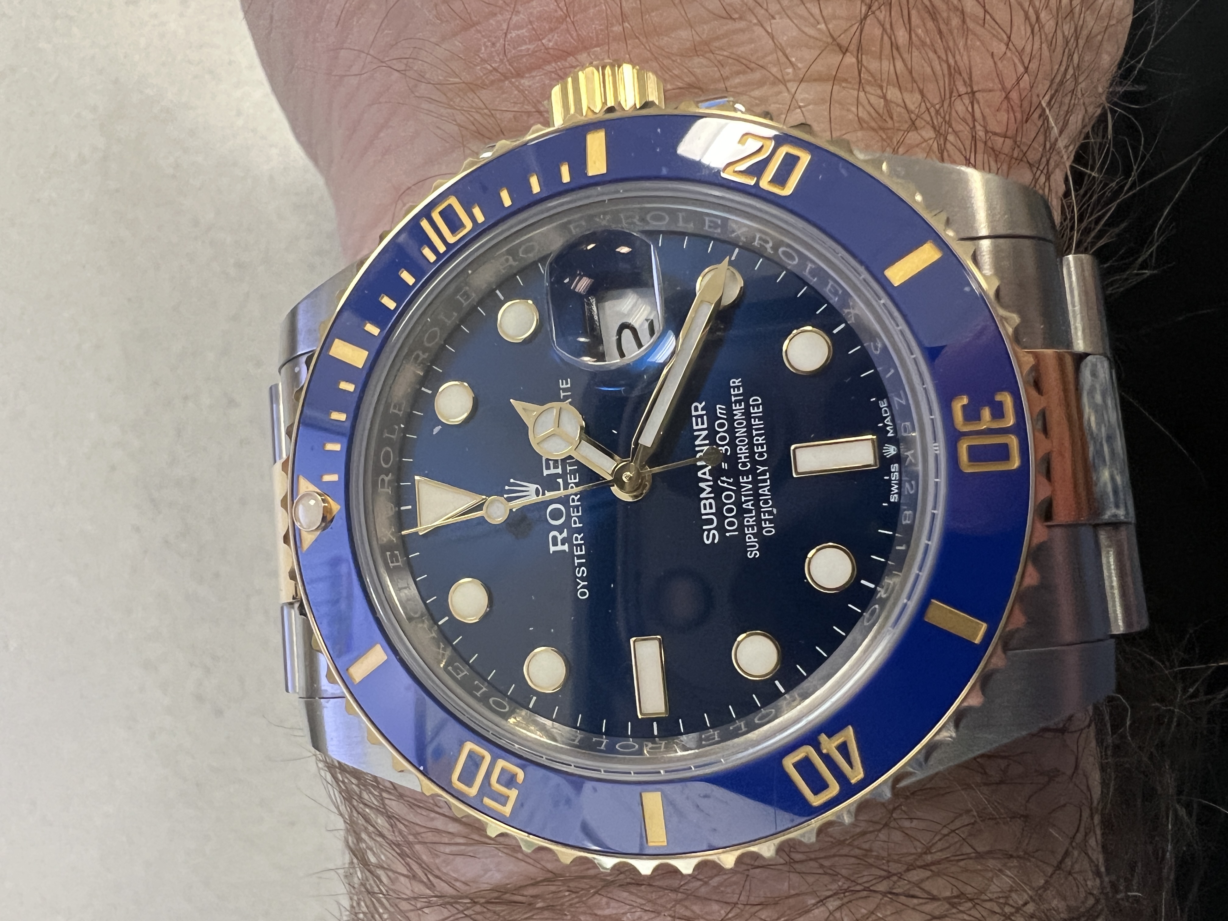 Rolex Submariner Date "Bluesy" — Sold